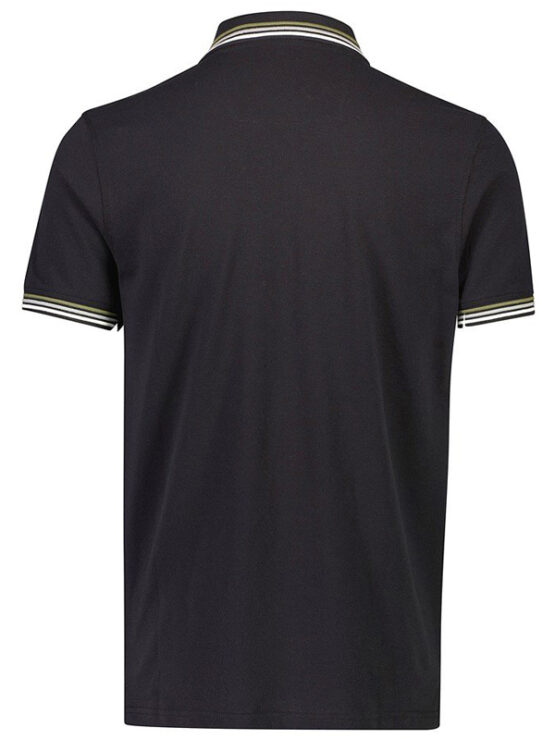 Bison Polo T-Shirt (Sort) - Image 2