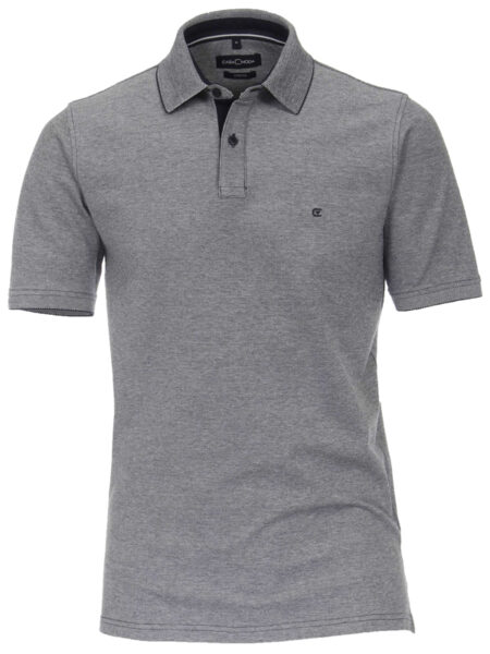 Casa Moda Polo T-Shirt (Black Mel)