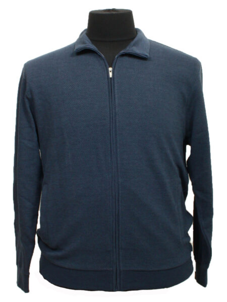 Roberto Sweat Cardigan (Blue Mel)