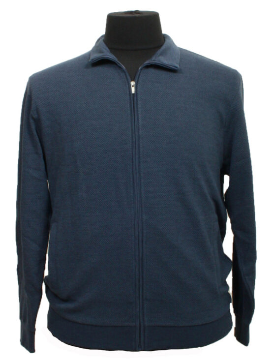 Roberto Sweat Cardigan (Blue Mel)