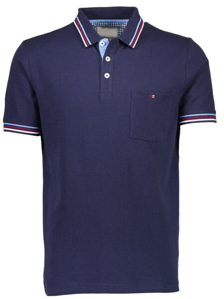 Bison Polo T-Shirt (Navy)