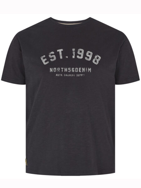 EST. 1998 Print T-Shirt (Sort)