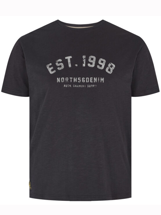 EST. 1998 Print T-Shirt (Sort)