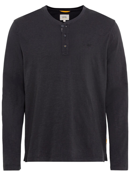 Camel Active Granddad T-Shirt L/S (Antrasit)