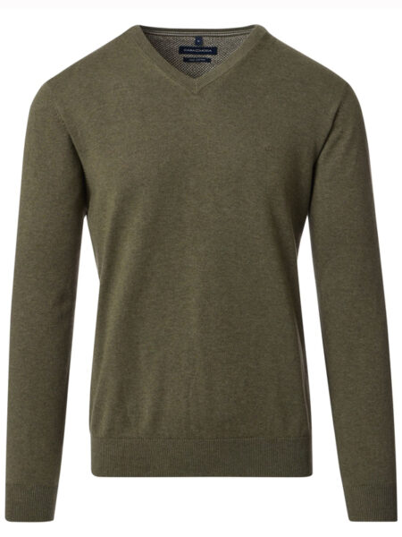 Eksklusiv Casa Moda Pullover (Oliven)
