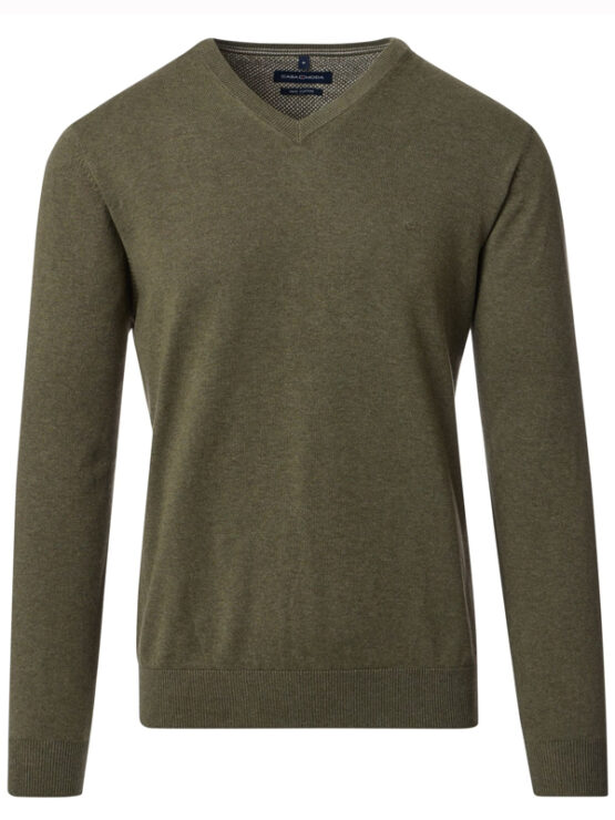Eksklusiv Casa Moda Pullover (Oliven)