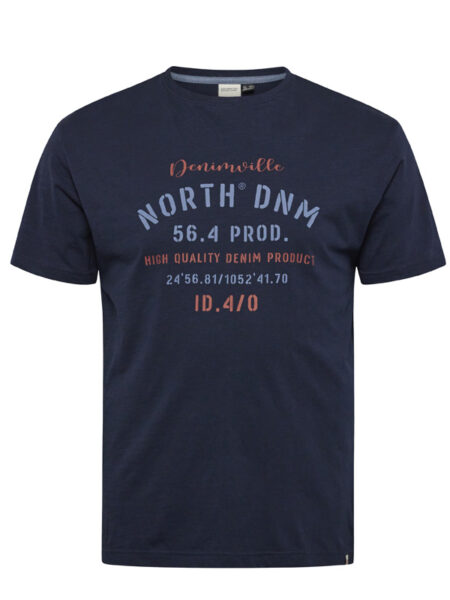 North DNM Print T-Shirt (Navy)
