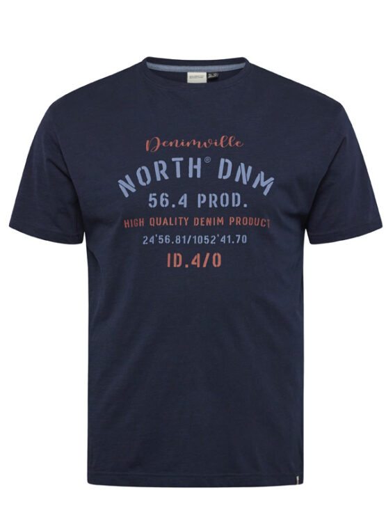 North DNM Print T-Shirt (Navy)