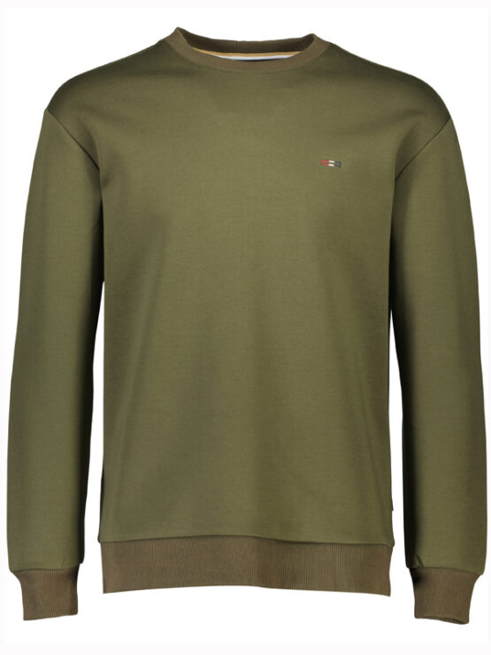 Klassisk Bison O-neck Sweat (DK Army)