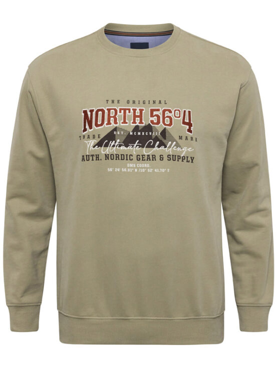 North 56`4 Logo Sweat (Sand)