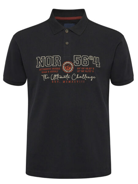 North 56`4 Polo T-Shirt (Sort)