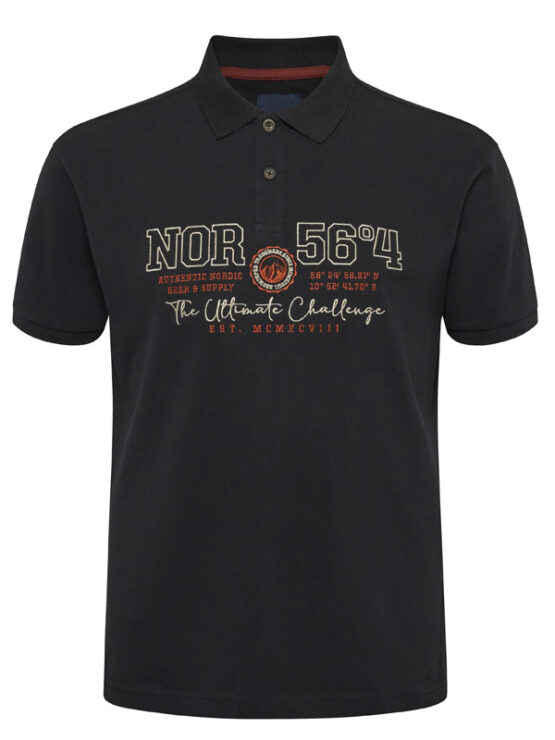 North 56`4 Polo T-Shirt (Sort)