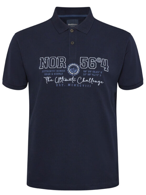 North 56`4 Polo T-Shirt (Navy)