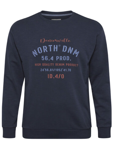 North 56`4 Print Sweat (Navy)