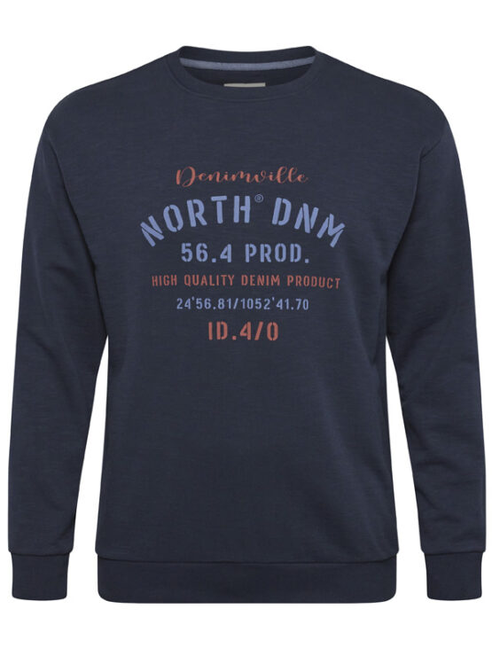 North 56`4 Print Sweat (Navy)