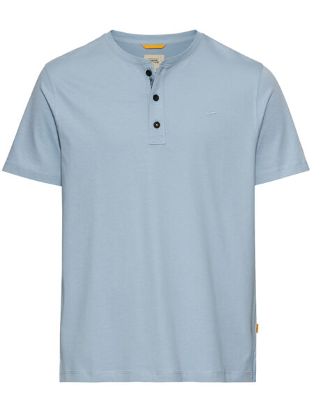 Camel Active Granddad T-Shirt (Light Blue)