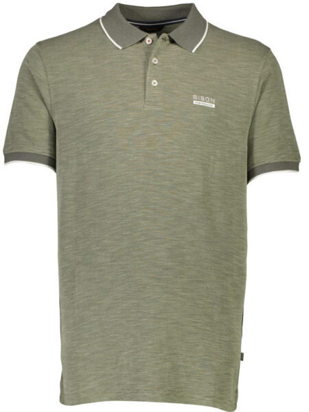 Bison Micro Polo T-Shirt (Army)