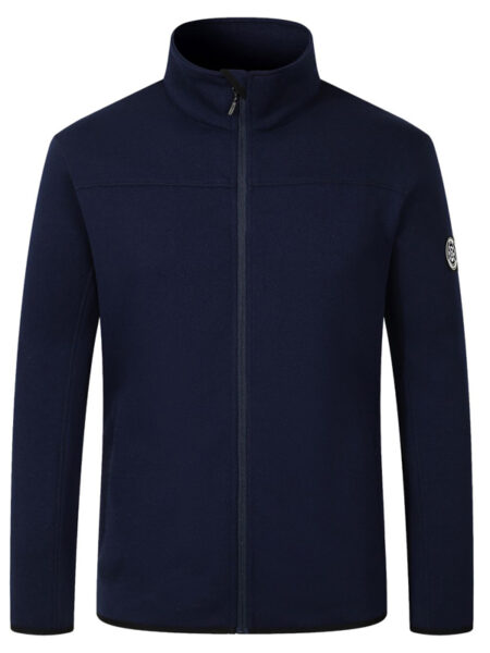 Blue Wave Knitt Fleece (Navy)