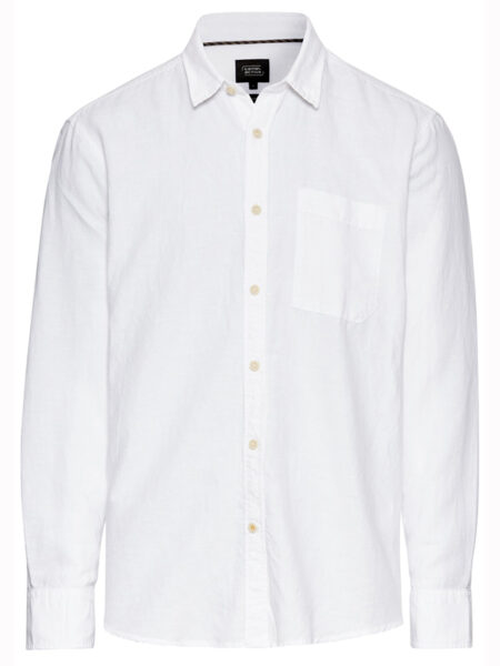 Camel Active Hør L/S Skjorte (Hvid)