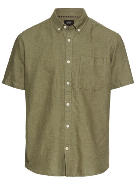 Camel Active Hør Skjorte (Olive)