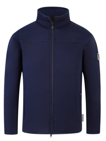 Foret Blue Wave Knitt Fleece (Navy)