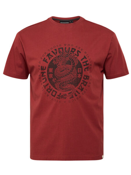 FAVOURS Print T-Shirt (Bordaux)